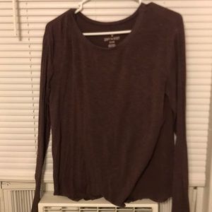 soft and sexy purple long sleeve